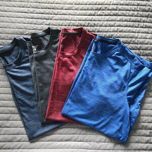 Bundle of 4 Men's Liberty Pro Crew Neck Performance Shirt - Medium